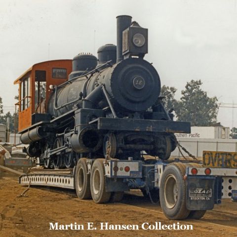 a truck that is sitting on a train